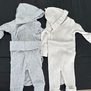 H&M Newborn sets - Gray and Cream